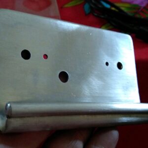 Stainless Auto bleeder hose bracket.