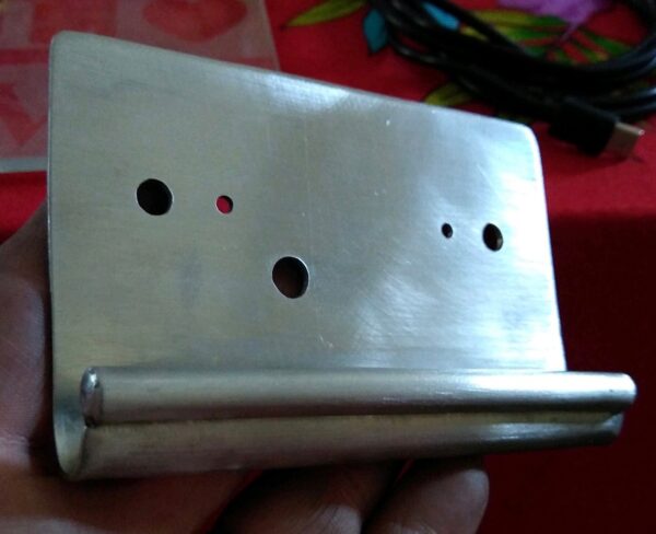 Stainless Auto bleeder hose bracket.